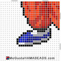 hama beads midi goku