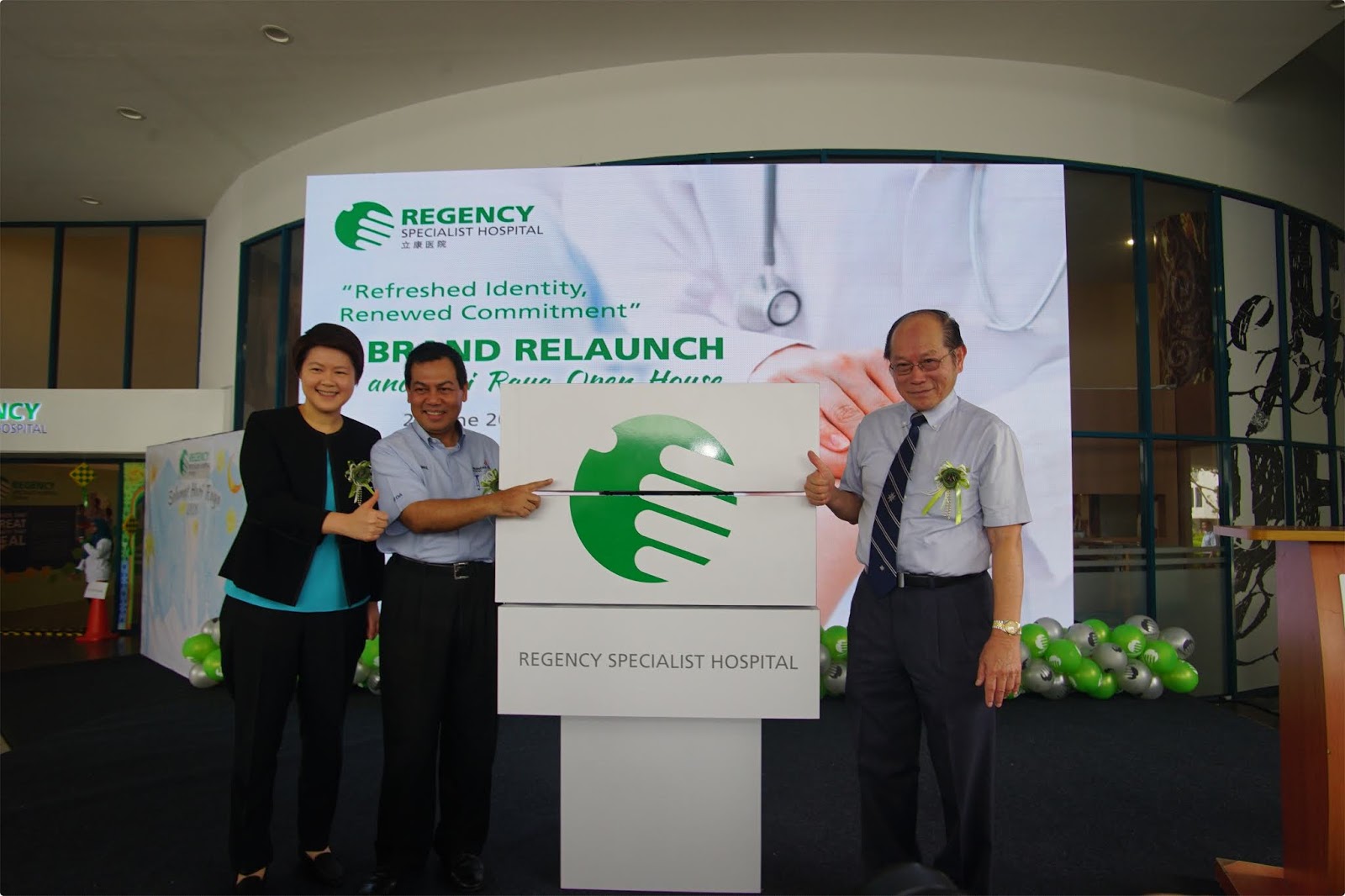 REGENCY SPECIALIST HOSPITAL UNVEILS NEW LOGO; RENEWS COMMITMENT TO