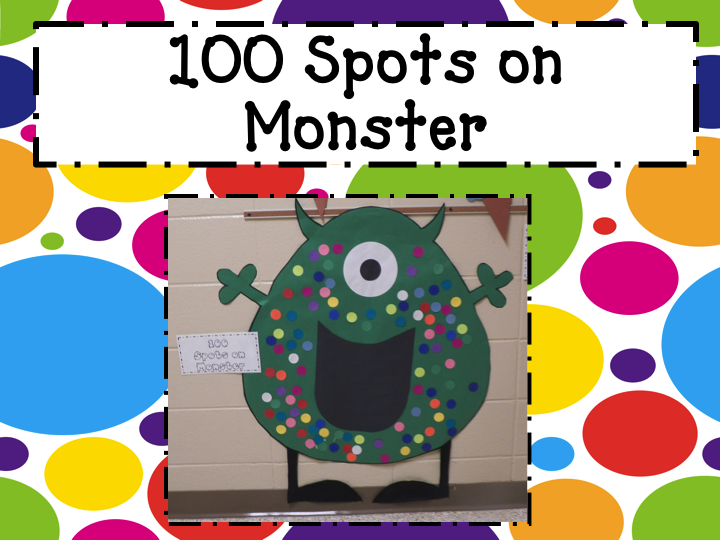 Monster - 100 Days Of School Ideas For Kindergarten