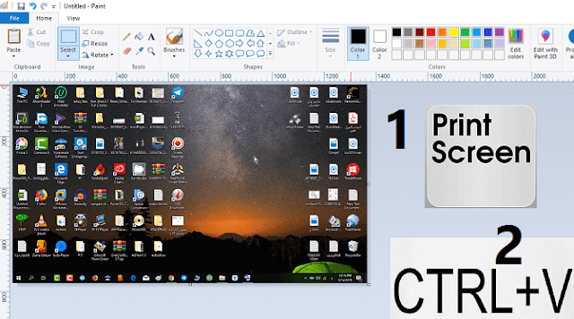كيفية عمل سكرين شوت ويندوز 10 التقاط الصور من الشاشة في ويندوز 10 و الكتابة عليها دون برامج screenshot