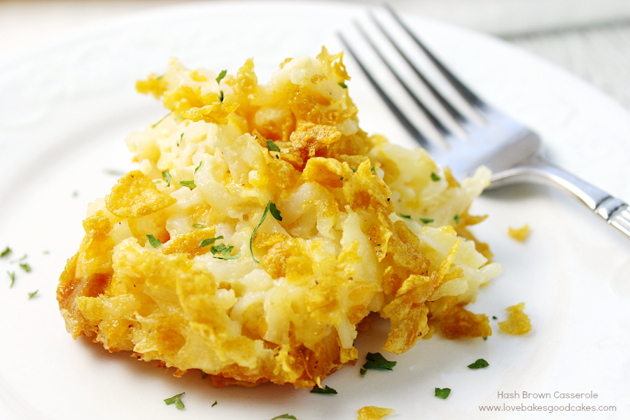 Hash Brown Casserole from Love Bakes Good Cakes