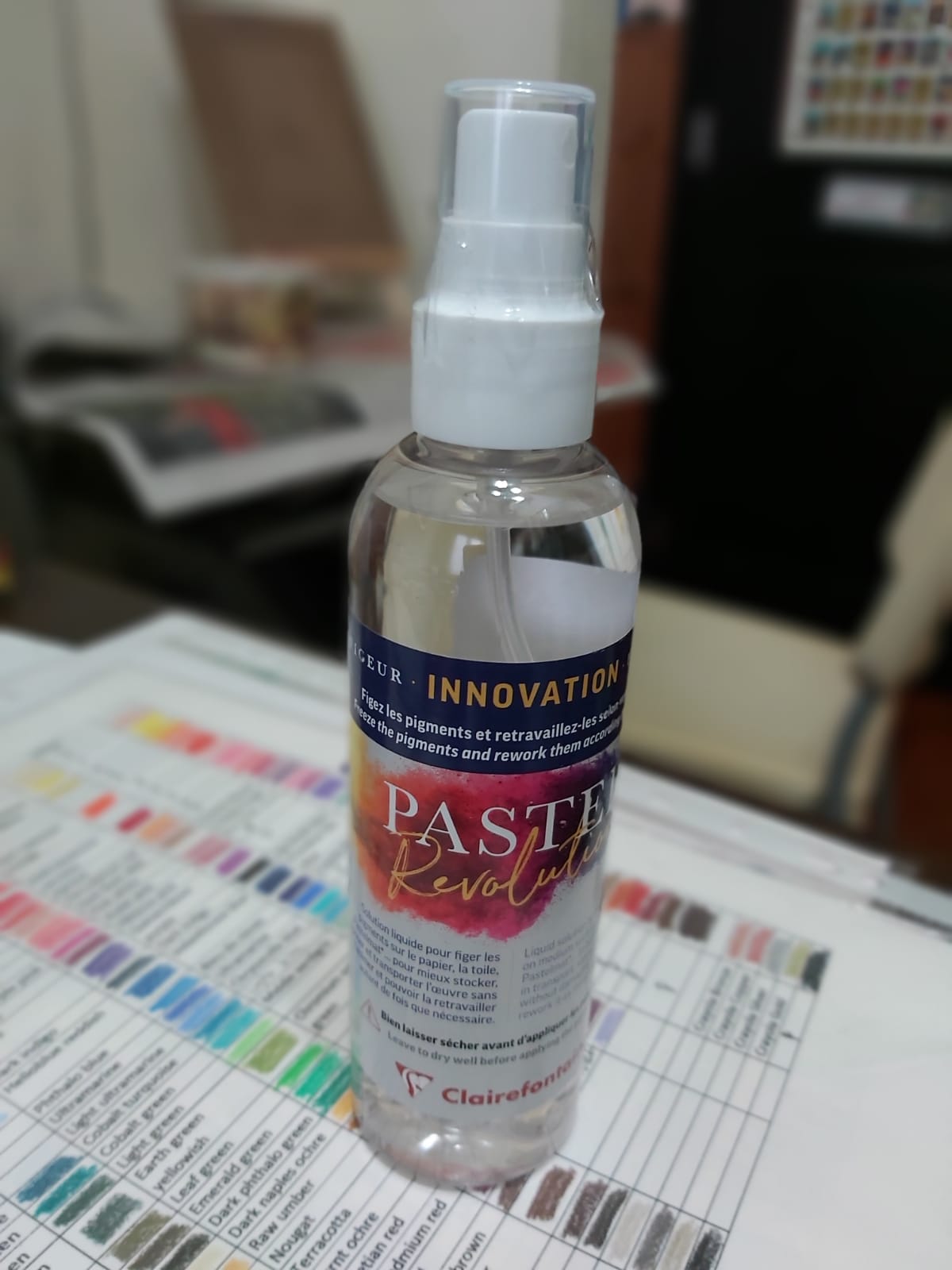 Review Clairefontaine Pastel Revolution Fixative