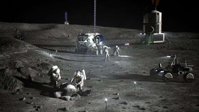 El campamento base Artemis de la NASA en la Luna necesitará luz, agua y elevación