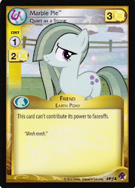 My Little Pony Marble Pie, Quiet as a Stone Marks in Time CCG Card