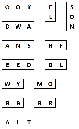 Sharpen Your Brain: Word Jigsaw No. 1