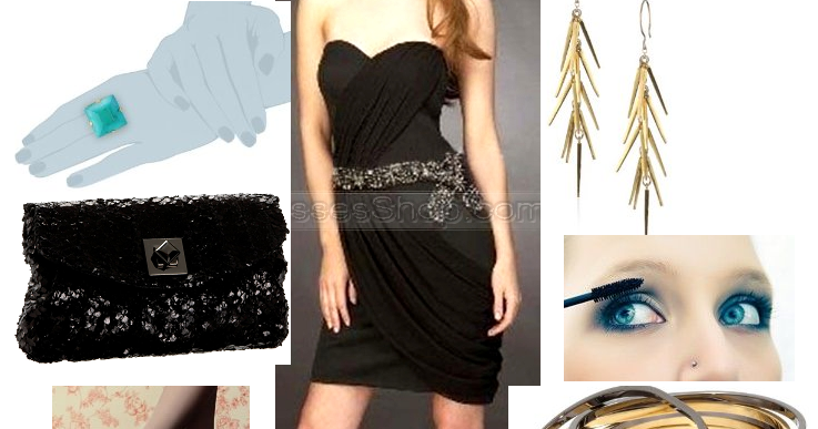 Dress4Cutelady: Sexy Little Black Sheath Strapless Sweet-Heart Belt ...