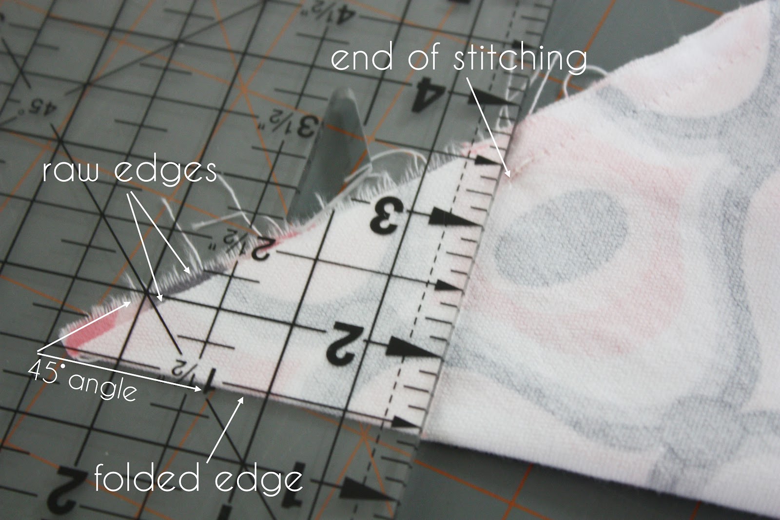 Self Binding Receiving Blanket Tutorial Sew Much Ado