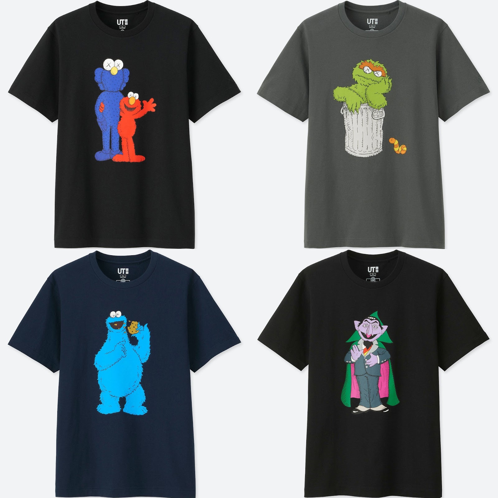 The Blot Says: KAWS x Sesame Street T-Shirt Collection by Uniqlo