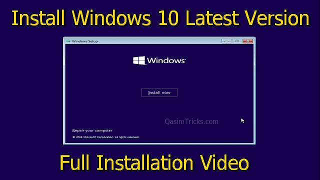 how to install Windows 10 using usb or disc