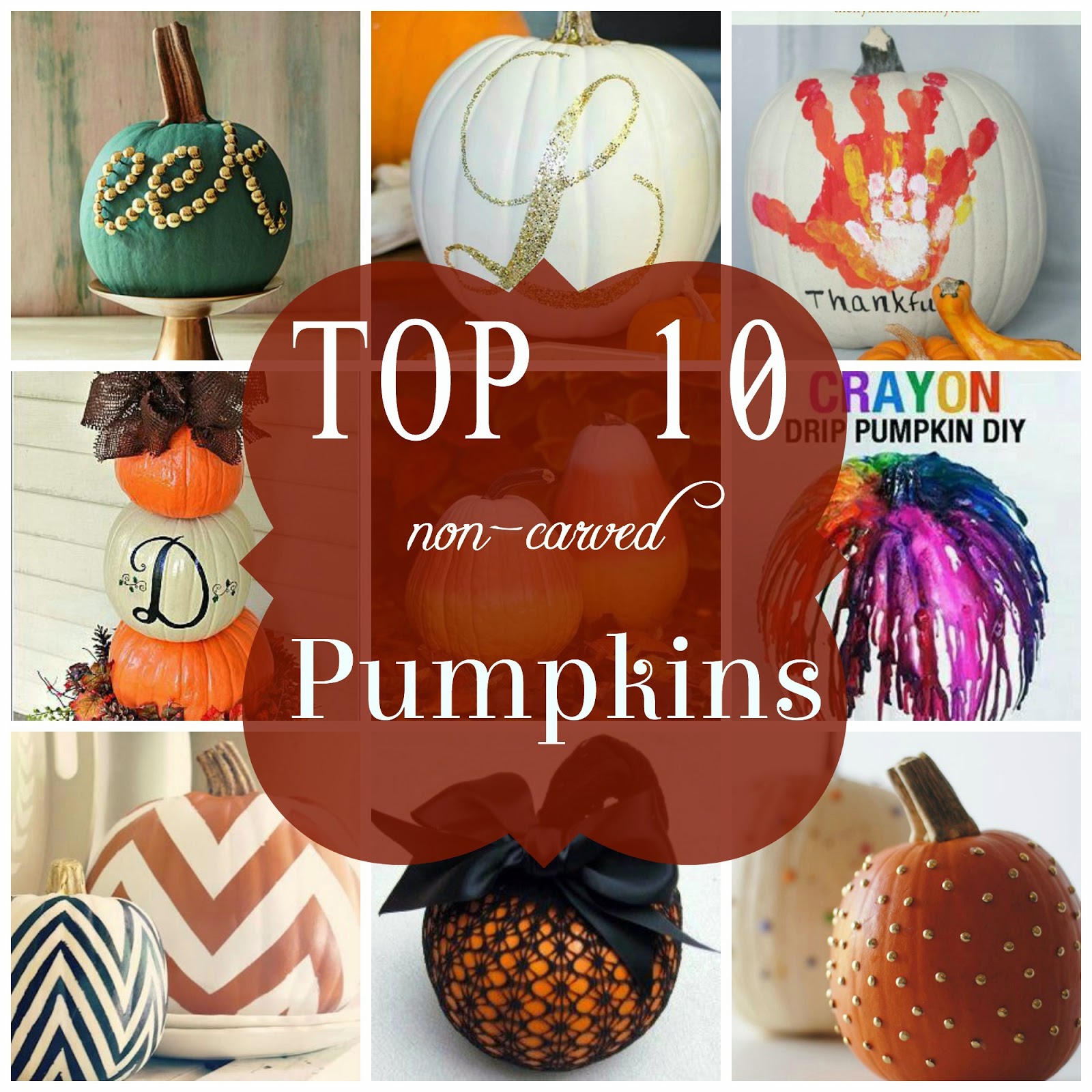 Barnabas Lane Top 10 Non Carved Pumpkin Ideas