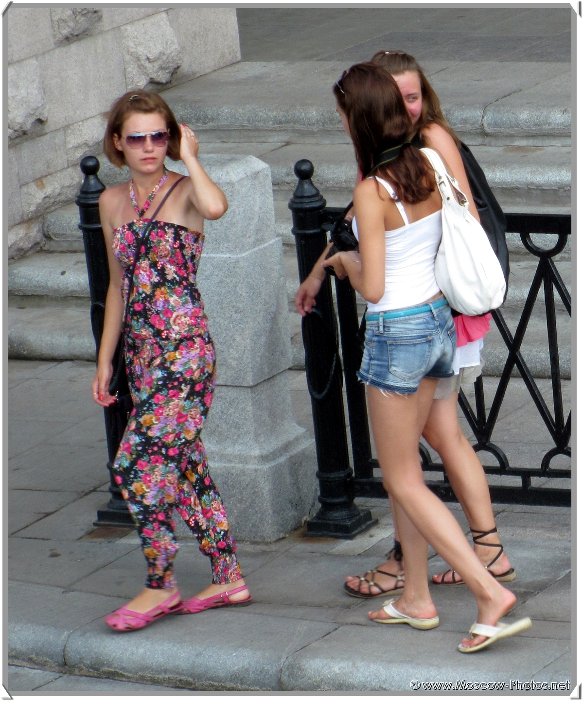 Moscow Girls on the Street