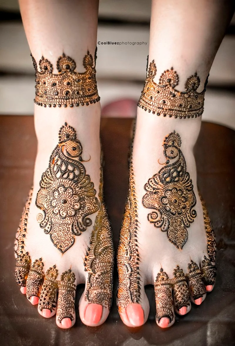 New Mehndi Designs – Beautiful Foot Mehndi Designs # i202