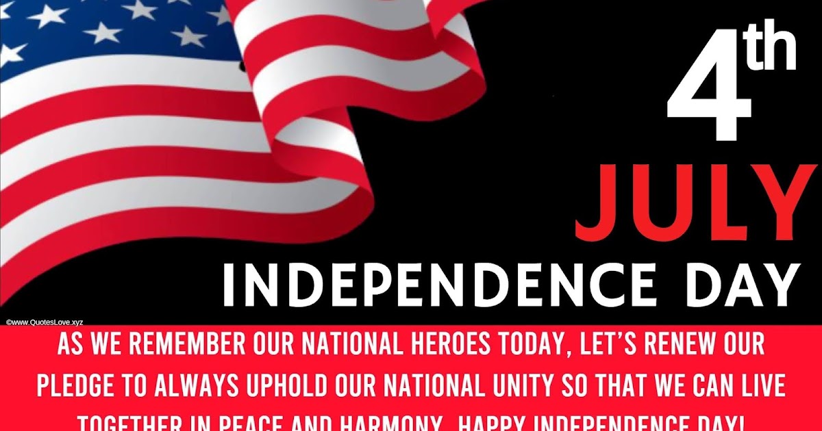 30 Best [4th July] Independence Day In America 2020: Quotes, Wishes
