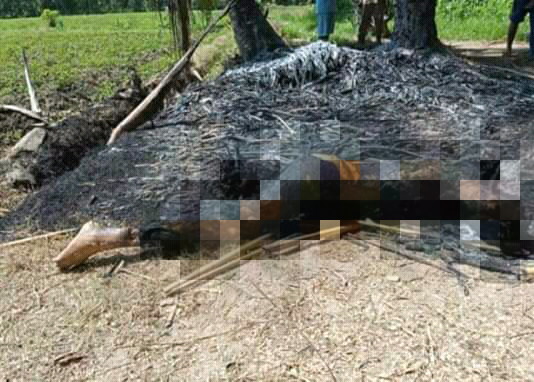 Warga Banyuangi Digegerkan Penemuan Mayat Perempuan Yang Hangus Terbakar