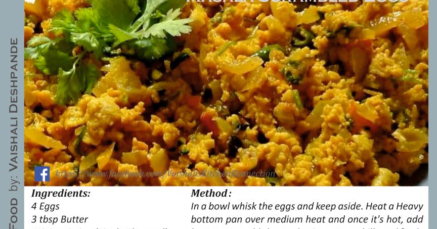 Masala Scrambled Eggs/Anda Bhurji