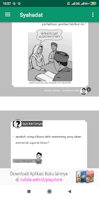 Aplikasi Buku Siswa Akidah Ahlak Kelas 1 MI