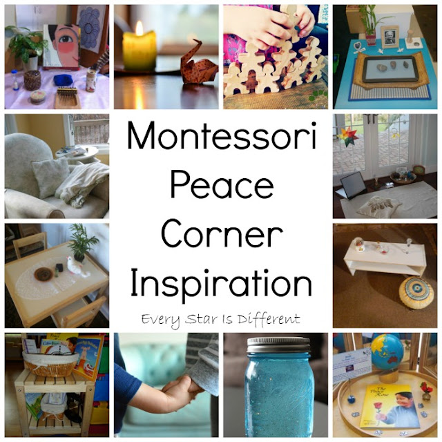 Montessori Peace Corner inspiration for home and school.