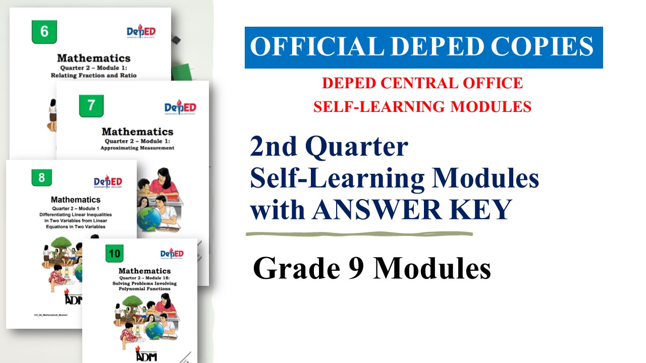 2nd Quarter Modules For Grade 9 Deped Tambayan