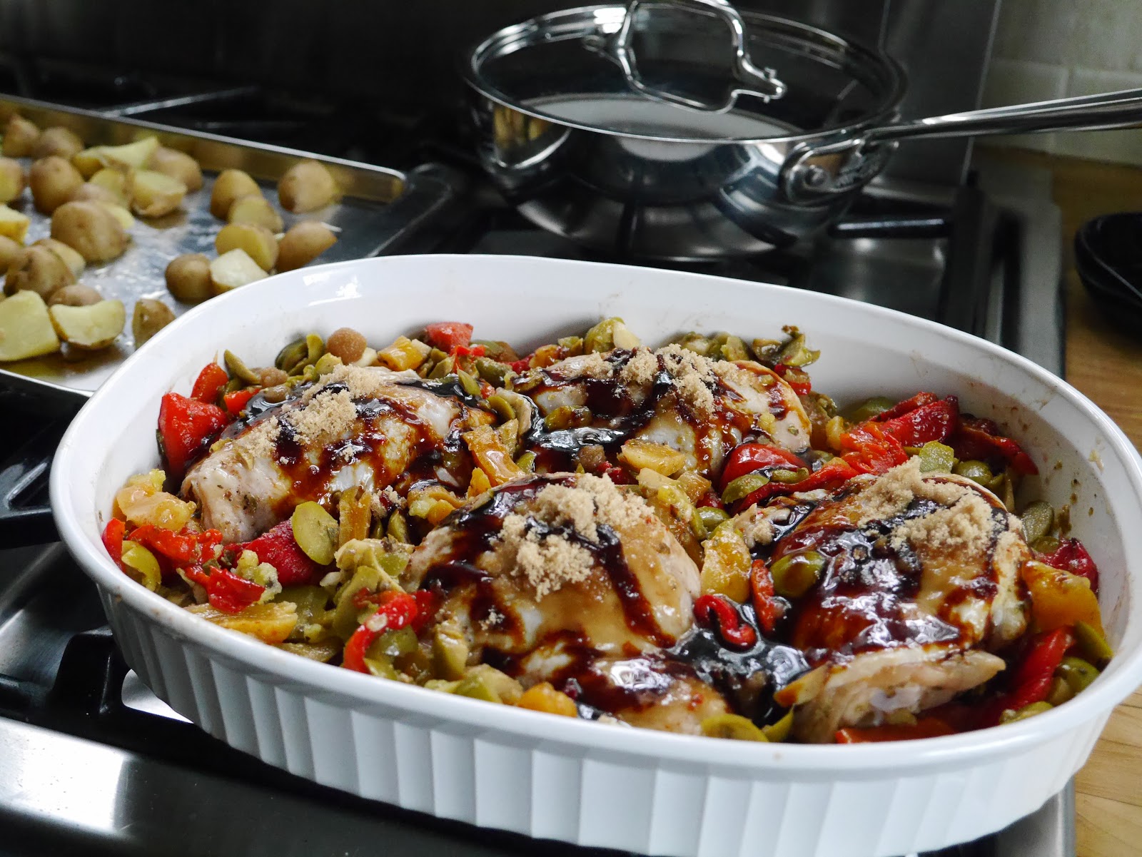 Chicken Marbella (Modified Ottolenghi)