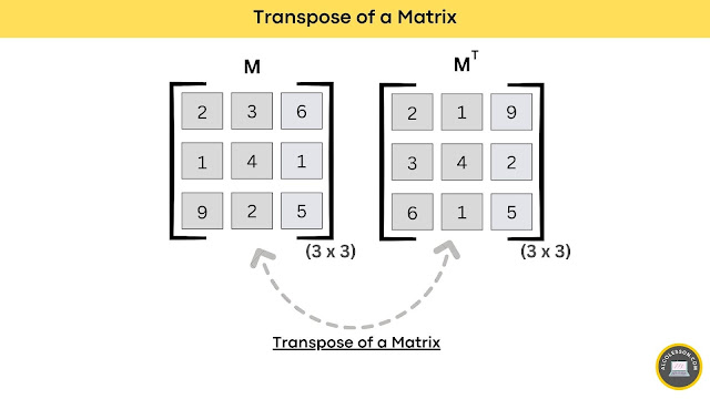 Program to Find Transpose of 2D Matrix.