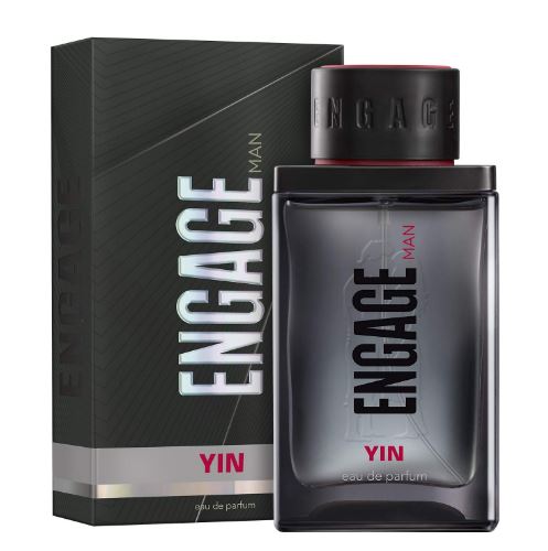 Engage Yin Eau De Parfum for Men, Fruity and Floral, Skin Friendly, 90ml