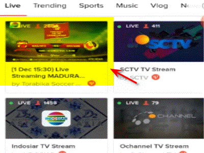 Tutorial Cara Live Streaming TV di BBM