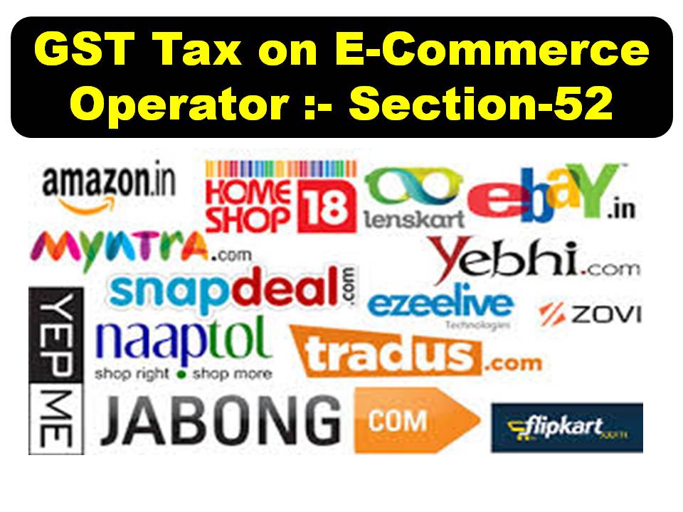 Section52 GST Tax on E Commerce in English Tax