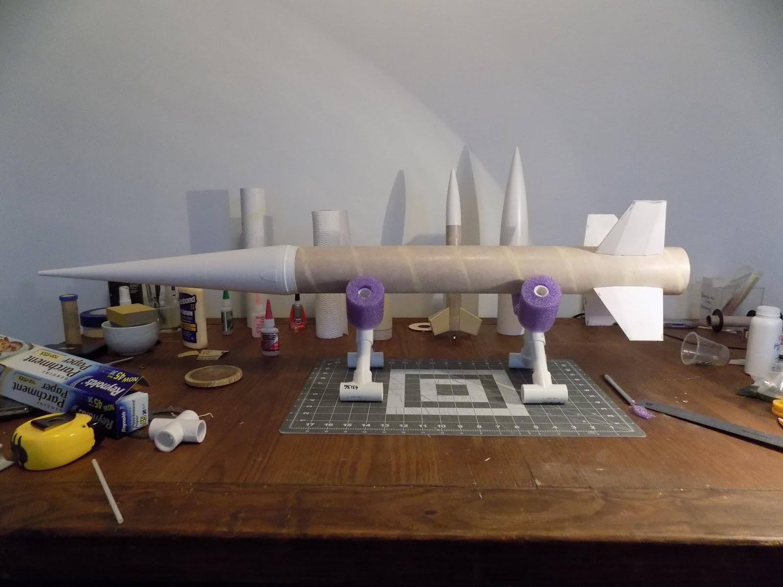 The Rocket N00b Build It Yourself Rocket Cradle