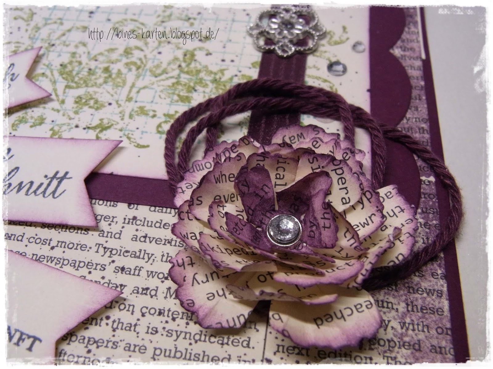 Bines Karten: Karte zum Abschied Bines Karten: Karte zum Abschied