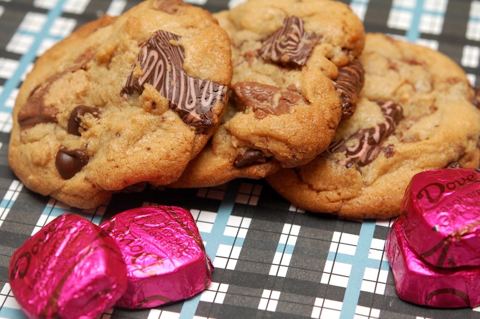 DOVE RASPBERRY CHOCOLATES MEET A SPECTACULAR REESE'S PEANUT BUTTER CUP