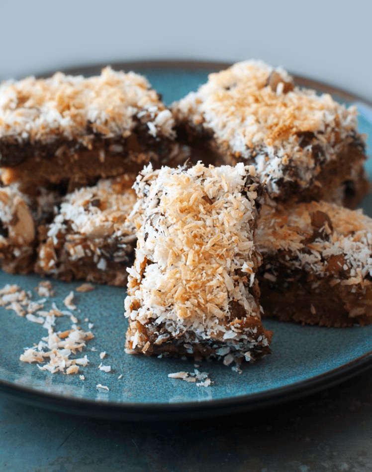 Keto Chocolate Chip Coconut Bars Recipe Joki's Kitchen
