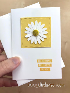 3 Projects with Quick & Easy Daisy Embellishments ~ Stampin' Up! Perennial Essence Floral Centers ~ www.juliedavison.com