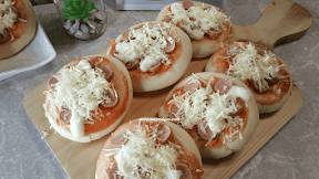 Resep Pizza Mini Sosis Resep Pizza Mini Sosis