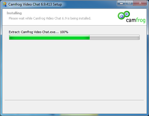 Install Camfrog 6.9 Proses