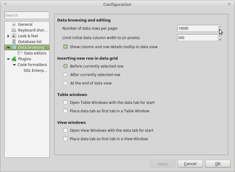 sqlitestudio data type size sqlitestudio data type size