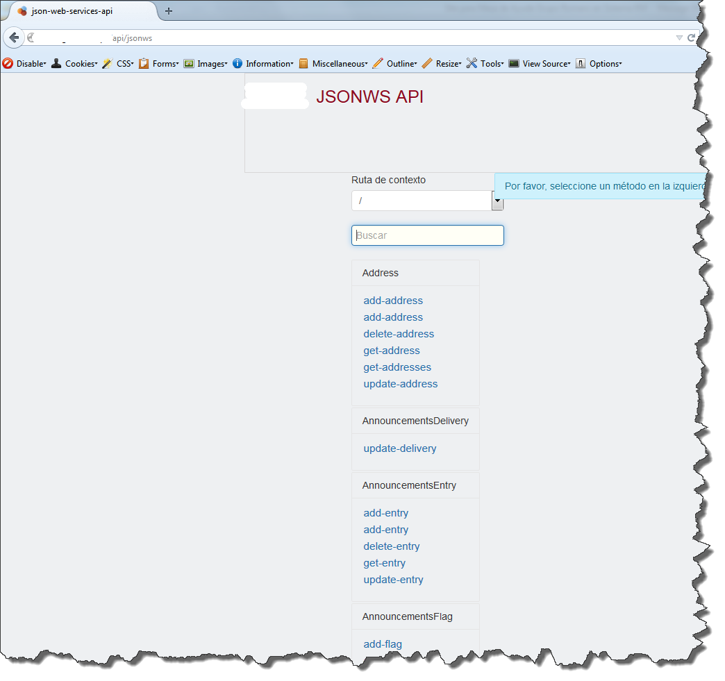 Consumiendo servicios JSON de Liferay usando Jersey