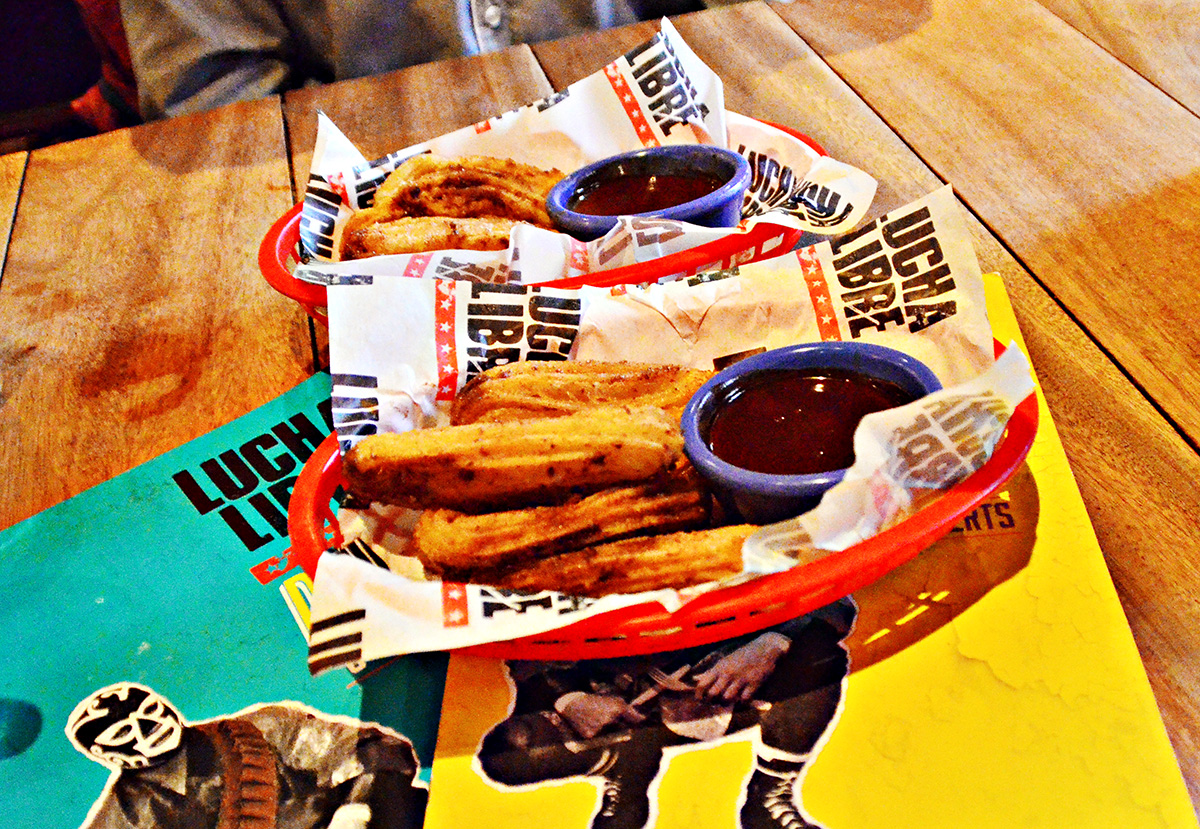 Best Churros in Liverpool at Lucha Libre Best Churros in Liverpool at Lucha Libre