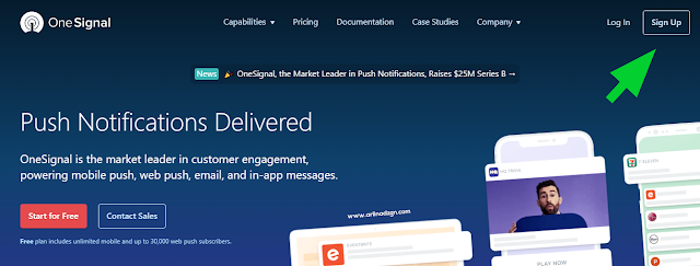 Cara Membuat Push Notifications di Blog dengan OneSignal Cara Membuat Push Notifications di Blog dengan OneSignal