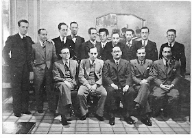 Foto de los participantes en el Torneo social del Club de Ajedrez Barcelona 1936