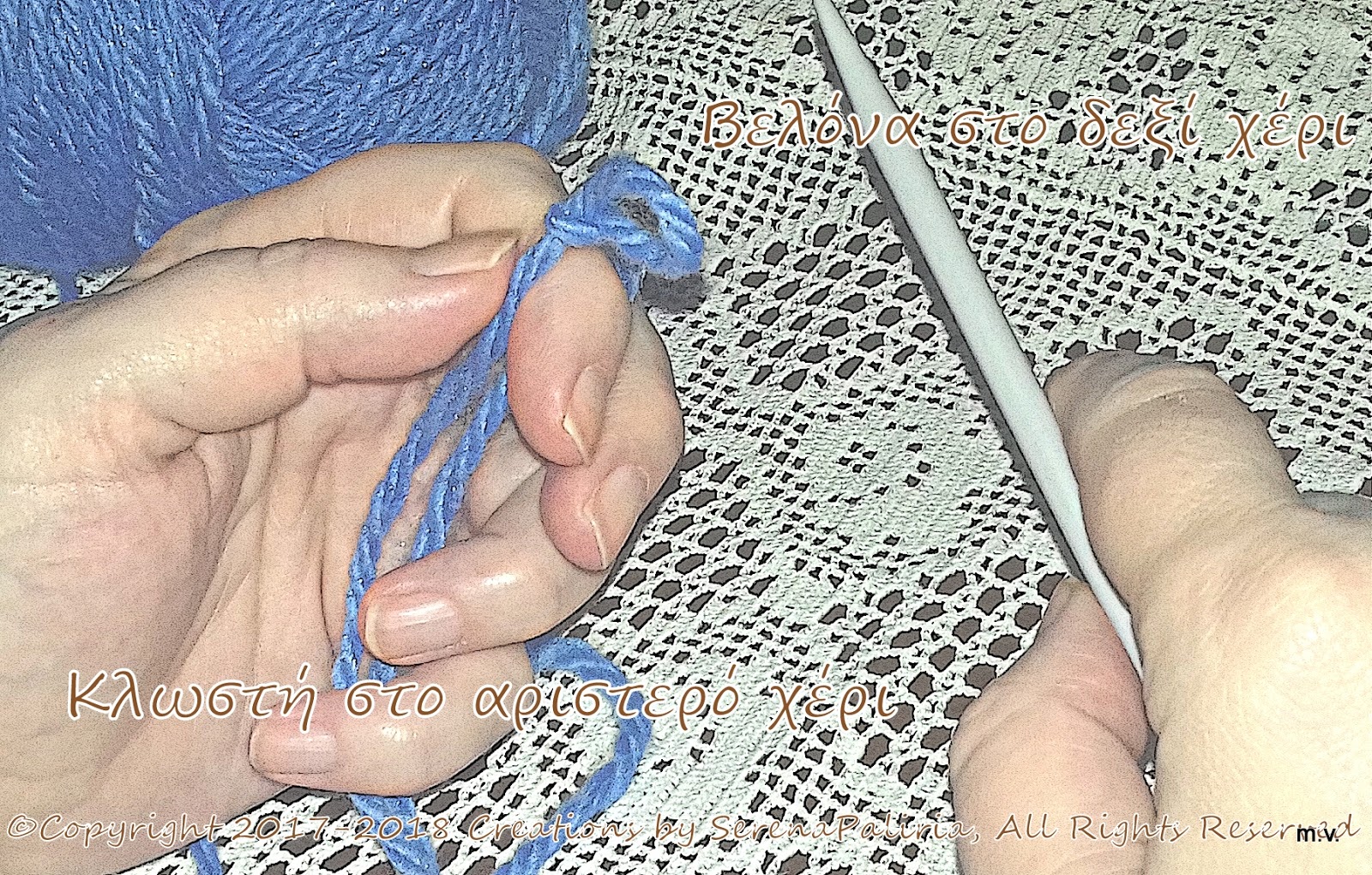 Creations By SerenaPaliria KNITTING 1 LONG TAIL CASTON METHOD