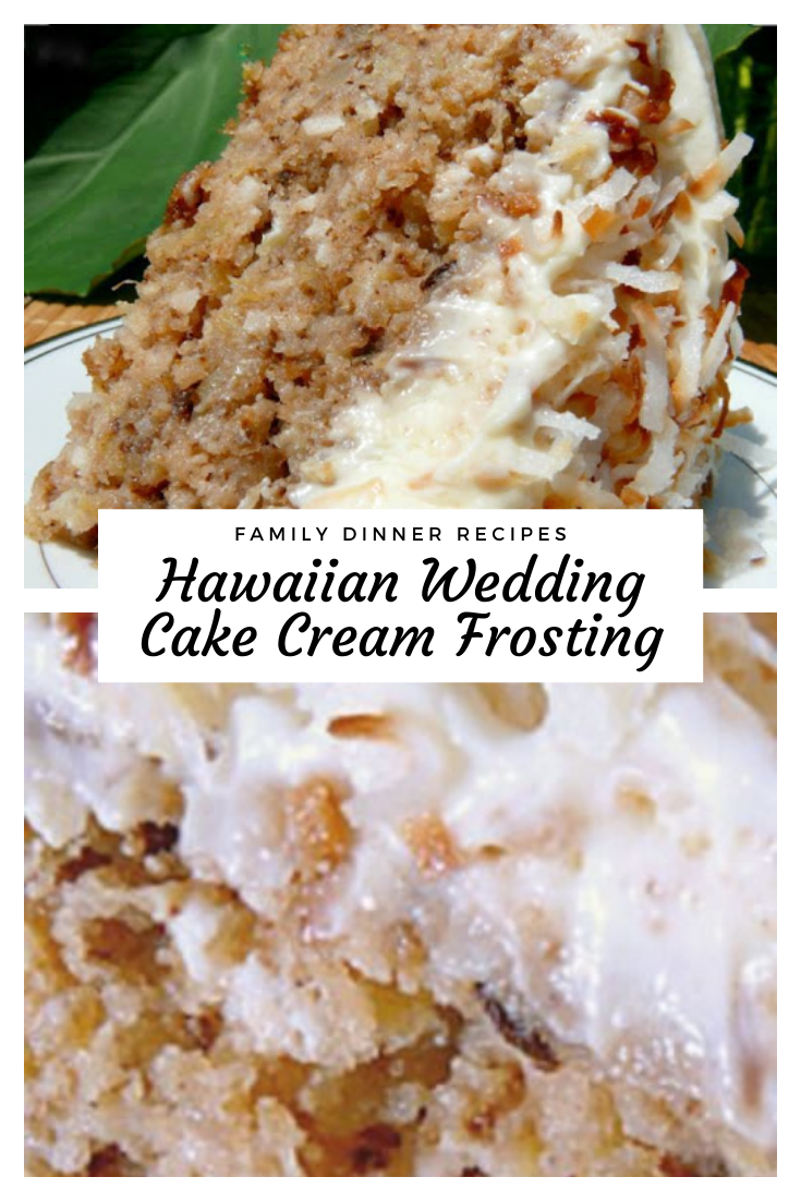 Hawaiian Wedding Cake Cream Cheese Frosting