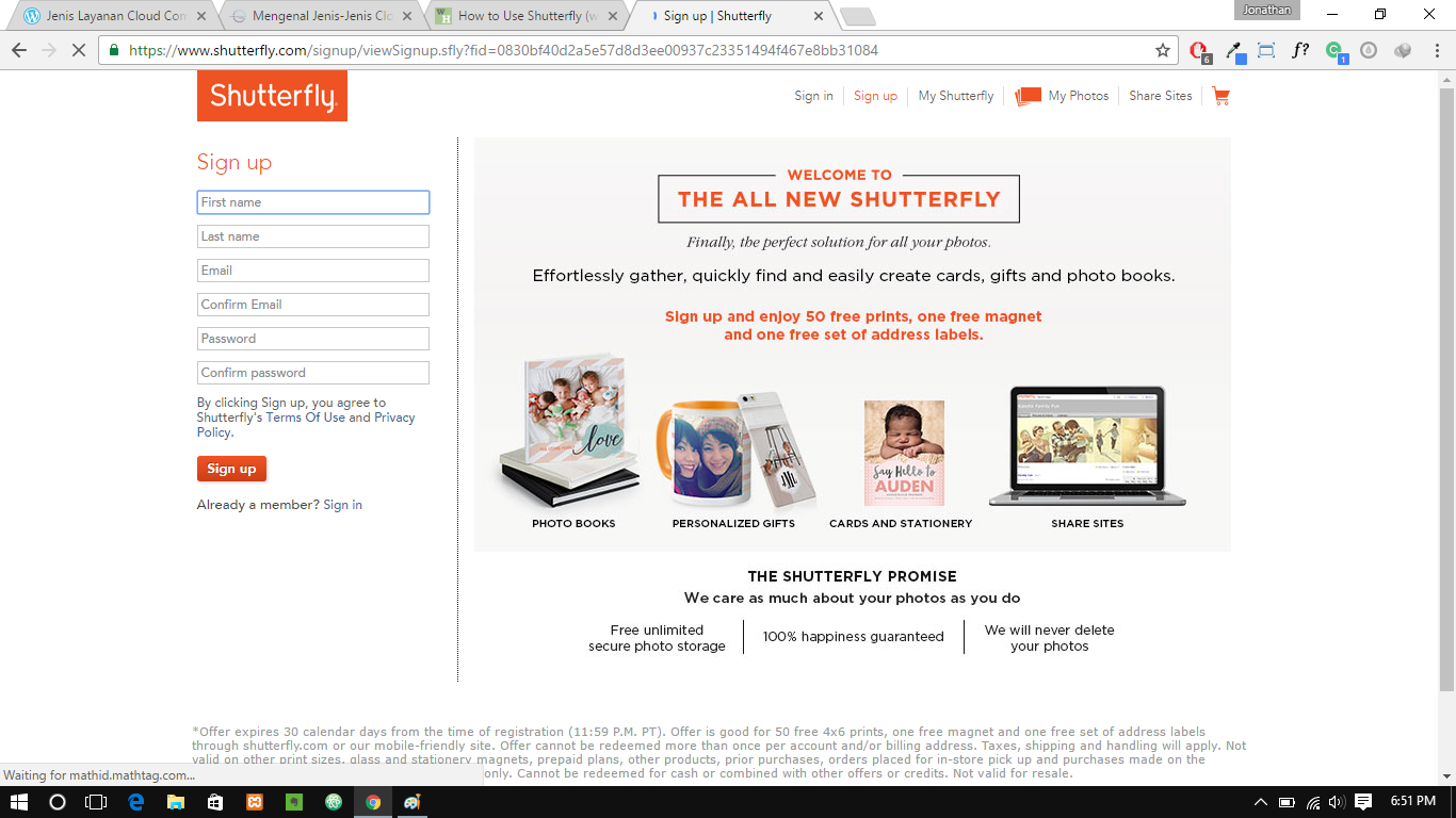 Tutorial Share Foto di Jonathan Tyar
