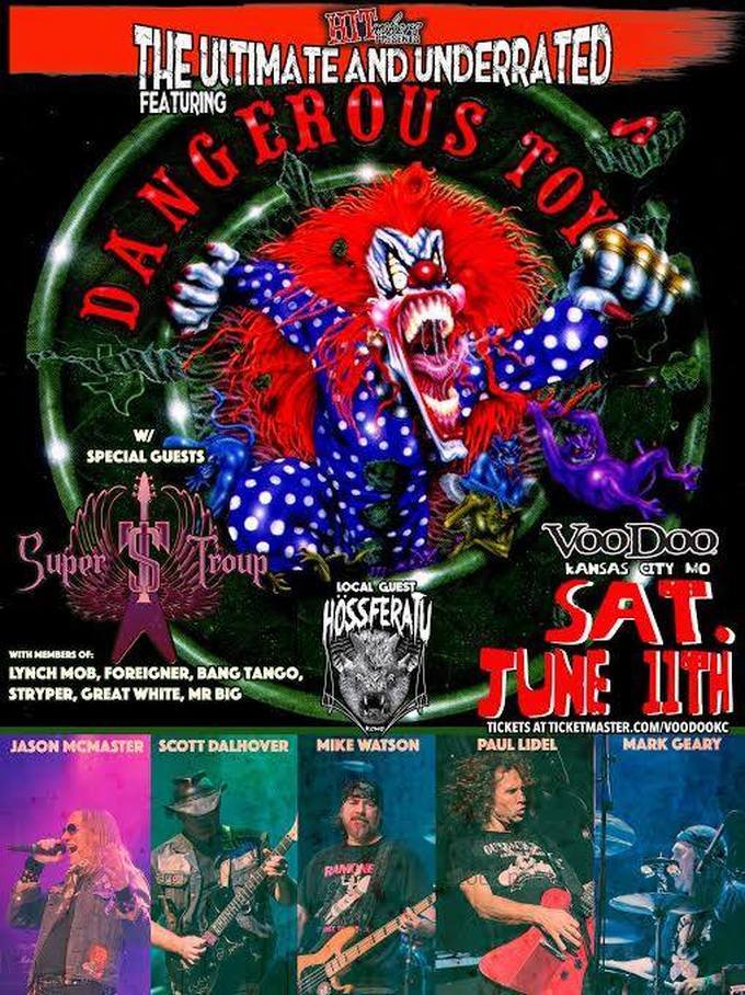 Focus on Metal Network DANGEROUS TOYS announced as headliners of the