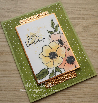 Heart's Delight Cards, Painted Poppies, Birthday Card, 2020 Jan-June Mini Catalog, Stampin' Up!