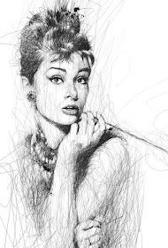 15-Audrey-Hepburn-Vince-Low-Scribble-Drawing-Portraits-Super-Heroes-and-More-www-designstack-co