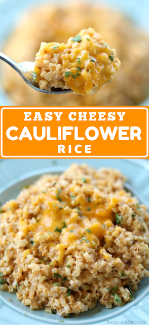 Easy Cheesy Cauliflower Rice