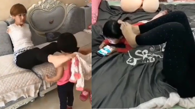 Meski Tak Punya Tangan, Cinta Kasih Wanita ini Untuk Berjuang Rawat Anaknya Bikin Terenyuh Meski Tak Punya Tangan, Cinta Kasih Wanita ini Untuk Berjuang Rawat Anaknya Bikin Terenyuh