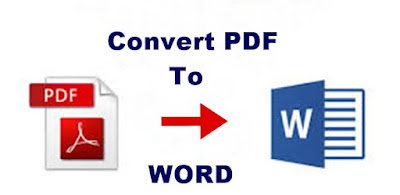 Image of PDF to word
