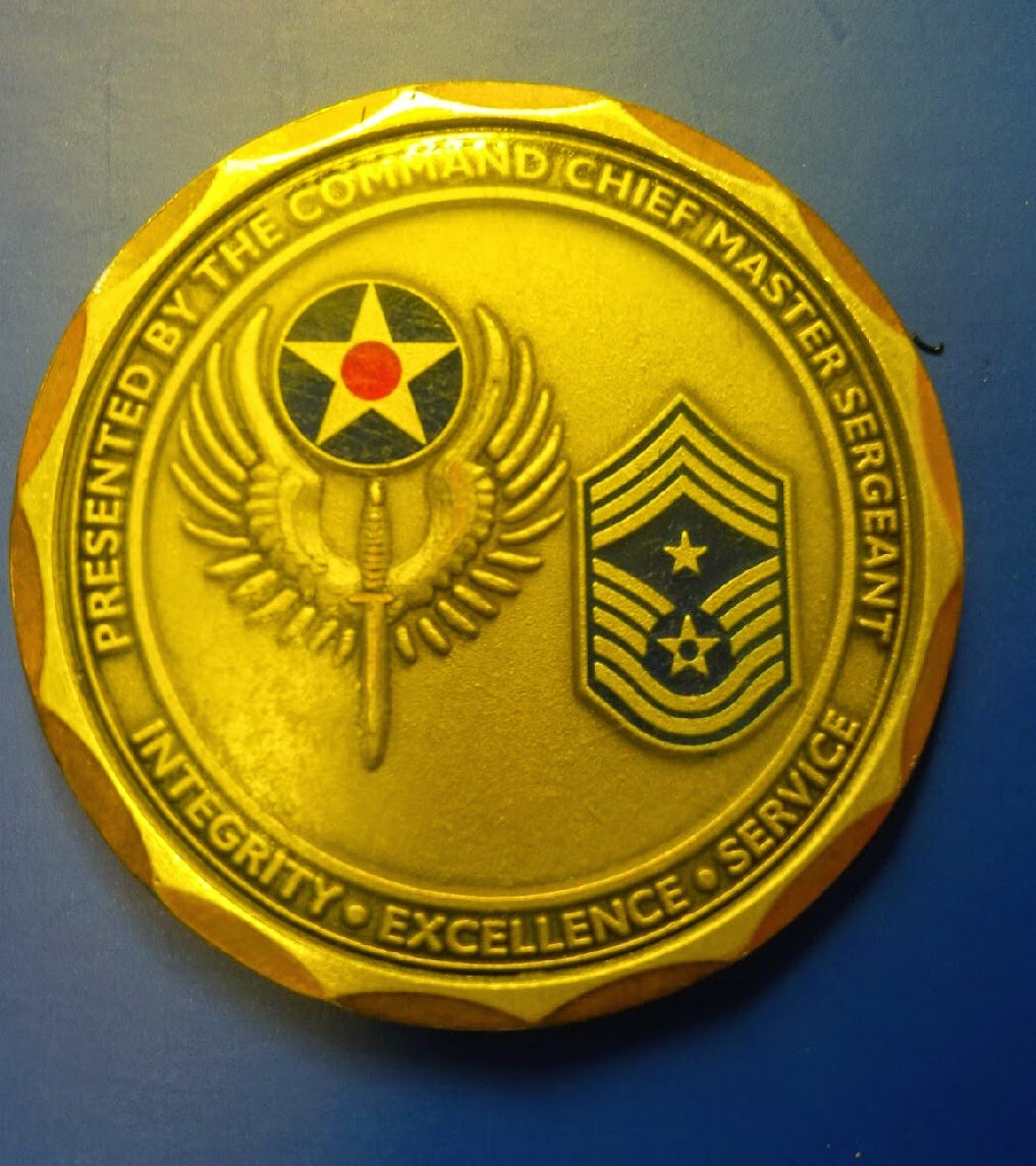 THE USAF RESCUE COLLECTION: USAF AFSOC CMSgt / Challenge Coin