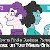 How to Find a Business Partner Based on your Myers-Briggs #infographic